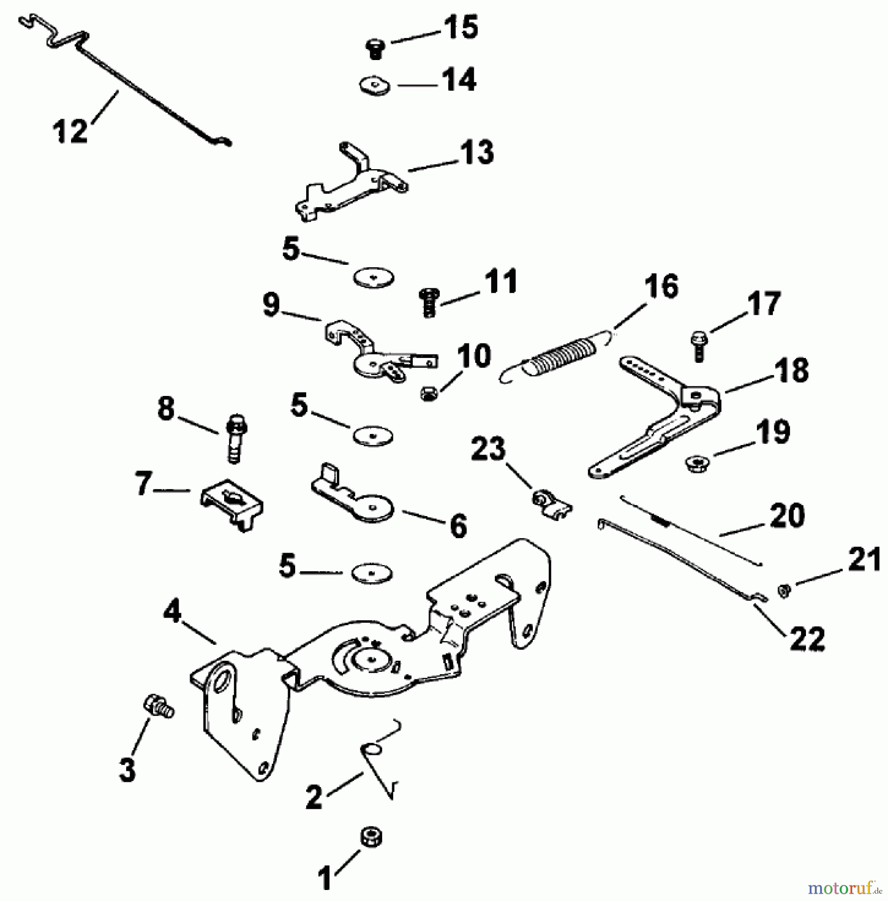  Zerto-Turn Mäher 74191 (Z320) - Toro Z Master 122cm Mower and Bagger (SN: 890001 - 890159) (1998) ENGINE CONTROLS