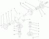 Zerto-Turn Mäher 74191 (Z320) - Toro Z Master 122cm Mower and Bagger (SN: 890001 - 890159) (1998) Spareparts GEAR BOX ASSEMBLY NO. 94-4641