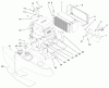 Zerto-Turn Mäher 74191 (Z320) - Toro Z Master 122cm Mower and Bagger (SN: 890160 - 895000) (1998) Spareparts ENGINE & FUEL TANK