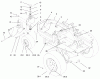 Zerto-Turn Mäher 74191 (Z320) - Toro Z Master 122cm Mower and Bagger (SN: 890160 - 895000) (1998) Spareparts FRAME & WHEELS