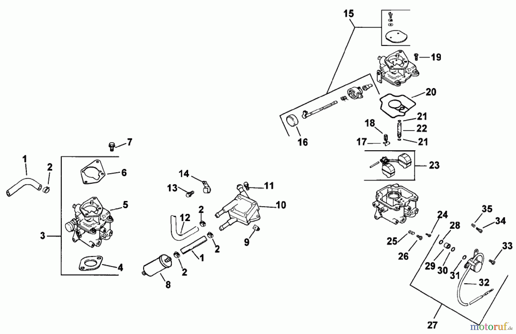  Zerto-Turn Mäher 74191 (Z320) - Toro Z Master 122cm Mower and Bagger (SN: 890160 - 895000) (1998) FUEL SYSTEM