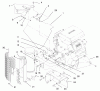 Zerto-Turn Mäher 74191 (Z320) - Toro Z Master 122cm Mower and Bagger (SN: 890160 - 895000) (1998) Spareparts HEAT SHIELDS AND EXHAUST