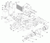 Zerto-Turn Mäher 74191 (Z320) - Toro Z Master 122cm Mower and Bagger (SN: 890160 - 895000) (1998) Spareparts HYDRAULIC SYSTEM