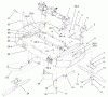 Zerto-Turn Mäher 74195 (Z350) - Toro Z Master 48" Mower and Bag (SN: 200000001 - 200999999) (2000) Spareparts DECK ASSEMBLY