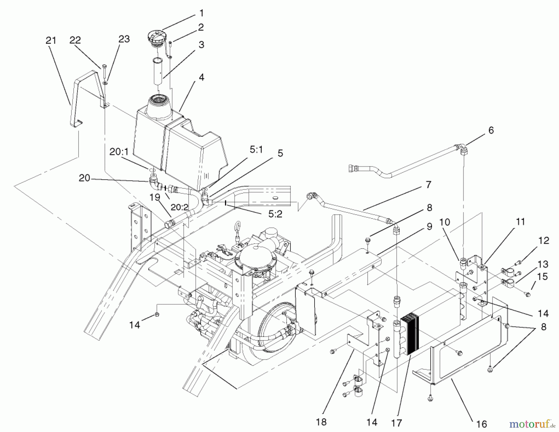  Zerto-Turn Mäher 74195 (Z350) - Toro Z Master 48