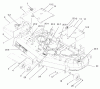 Zerto-Turn Mäher 74197 (Z153) - Toro Z Master Mower, 52" SFS Side Discharge Deck (SN: 220000001 - 220000113) (2002) Spareparts DECK ASSEMBLY