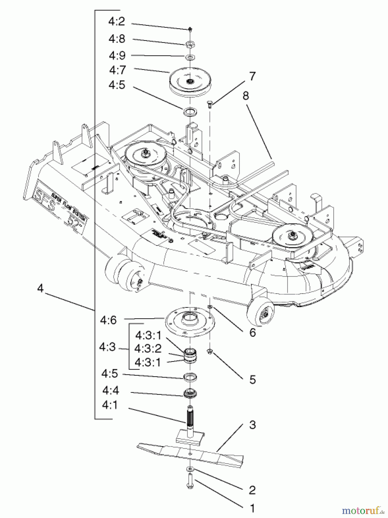  Zerto-Turn Mäher 74197 (Z153) - Toro Z Master Mower, 52