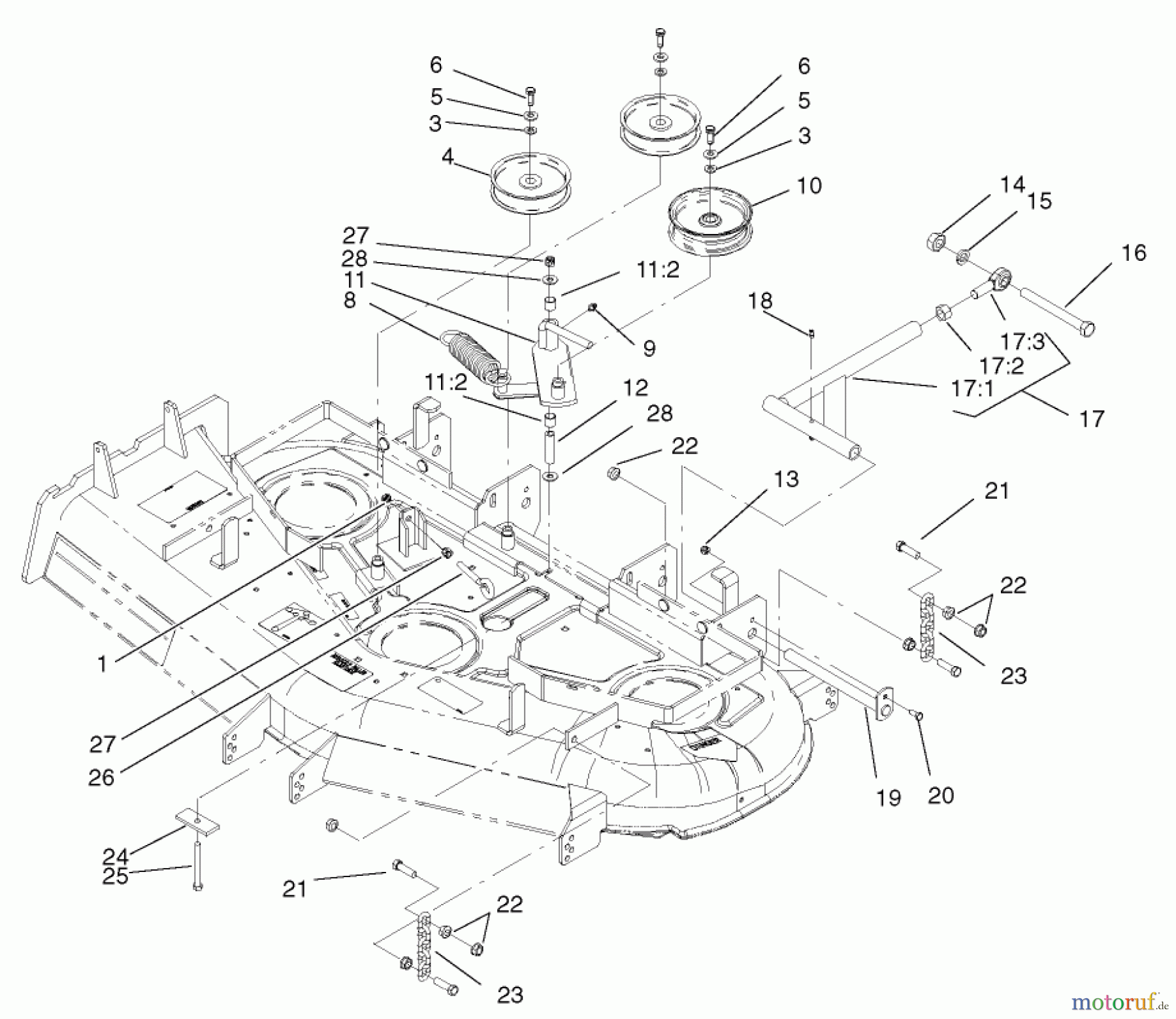  Zerto-Turn Mäher 74197 (Z153) - Toro Z Master Mower, 52