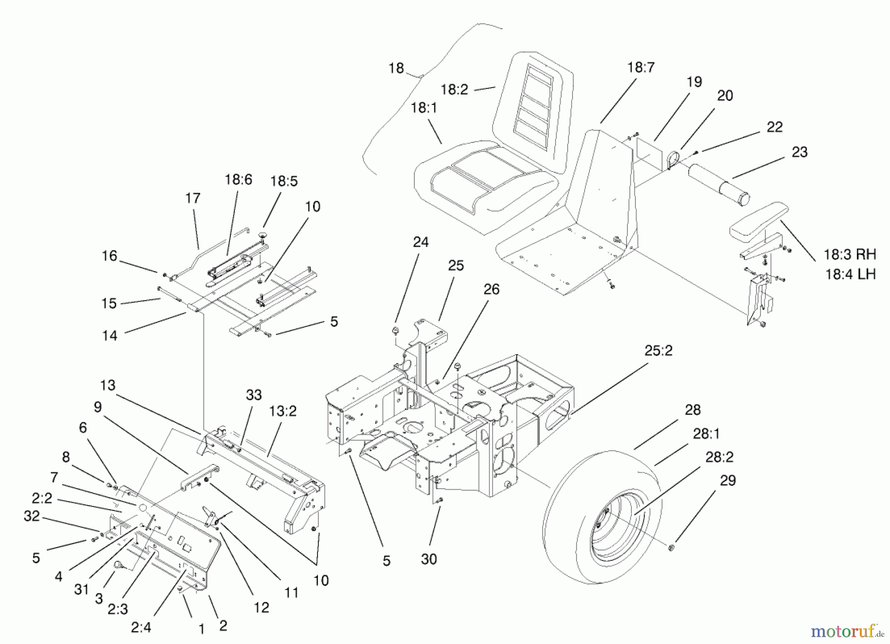  Zerto-Turn Mäher 74197 (Z153) - Toro Z Master Mower, 52