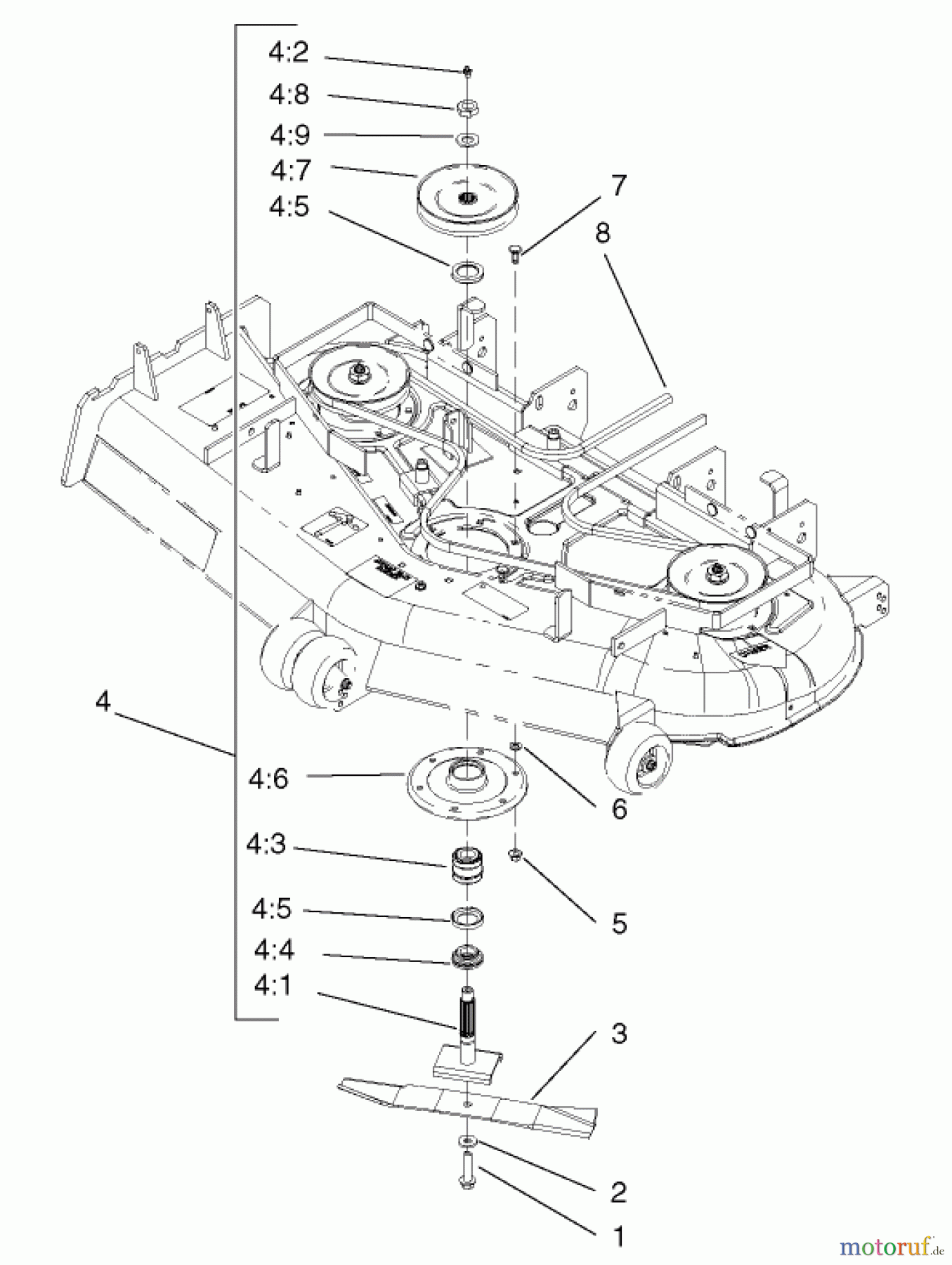  Zerto-Turn Mäher 74197 (Z153) - Toro Z Master Mower, 52