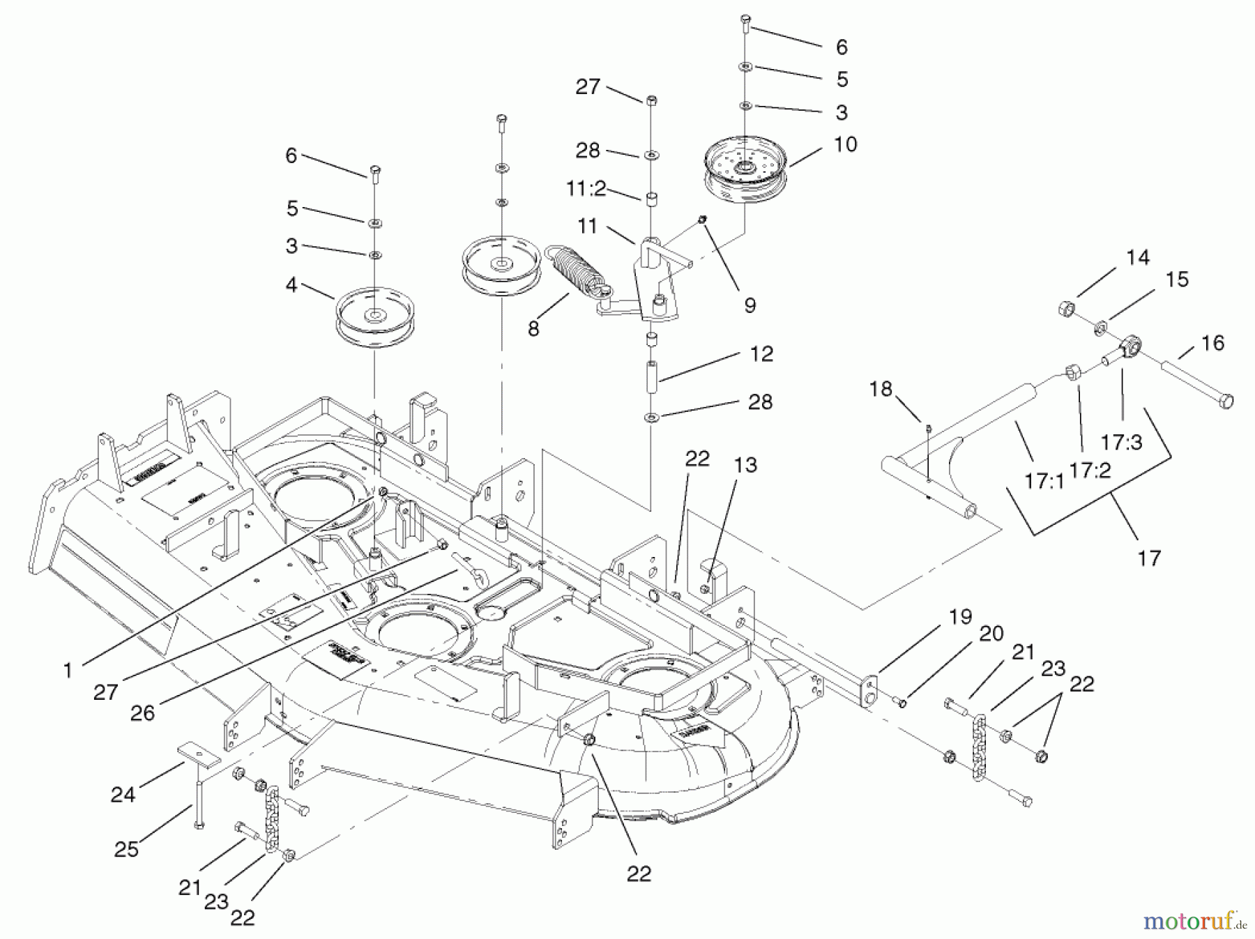  Zerto-Turn Mäher 74197 (Z153) - Toro Z Master Mower, 52