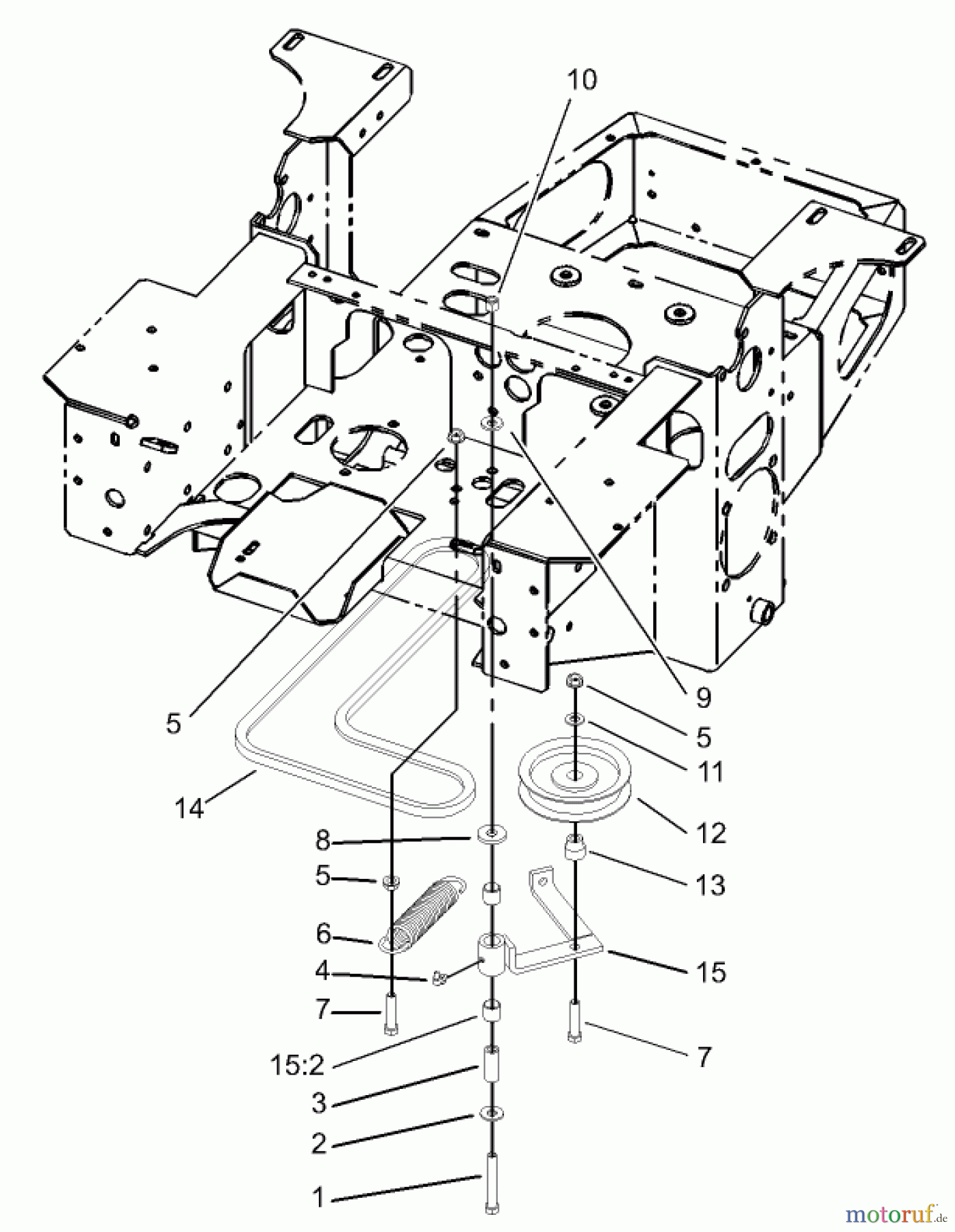  Zerto-Turn Mäher 74197 (Z153) - Toro Z Master Mower, 52