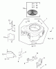 Zerto-Turn Mäher 74197 (Z153) - Toro Z Master Mower, 52" SFS Side Discharge Deck (SN: 230007001 - 230999999) (2003) Spareparts BLOWER HOUSING ASSEMBLY KOHLER CV23S PS75560