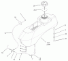 Zerto-Turn Mäher 74197 (Z153) - Toro Z Master Mower, 52" SFS Side Discharge Deck (SN: 230007001 - 230999999) (2003) Spareparts FUEL SYSTEM ASSEMBLY