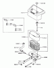 Zerto-Turn Mäher 74198 (Z153) - Toro Z Master Mower, 52" SFS Side Discharge Deck (SN: 220000001 - 220000326) (2002) Spareparts AIR FILTER/MUFFLER ASSEMBLY KAWASAKI FH680V-CS10