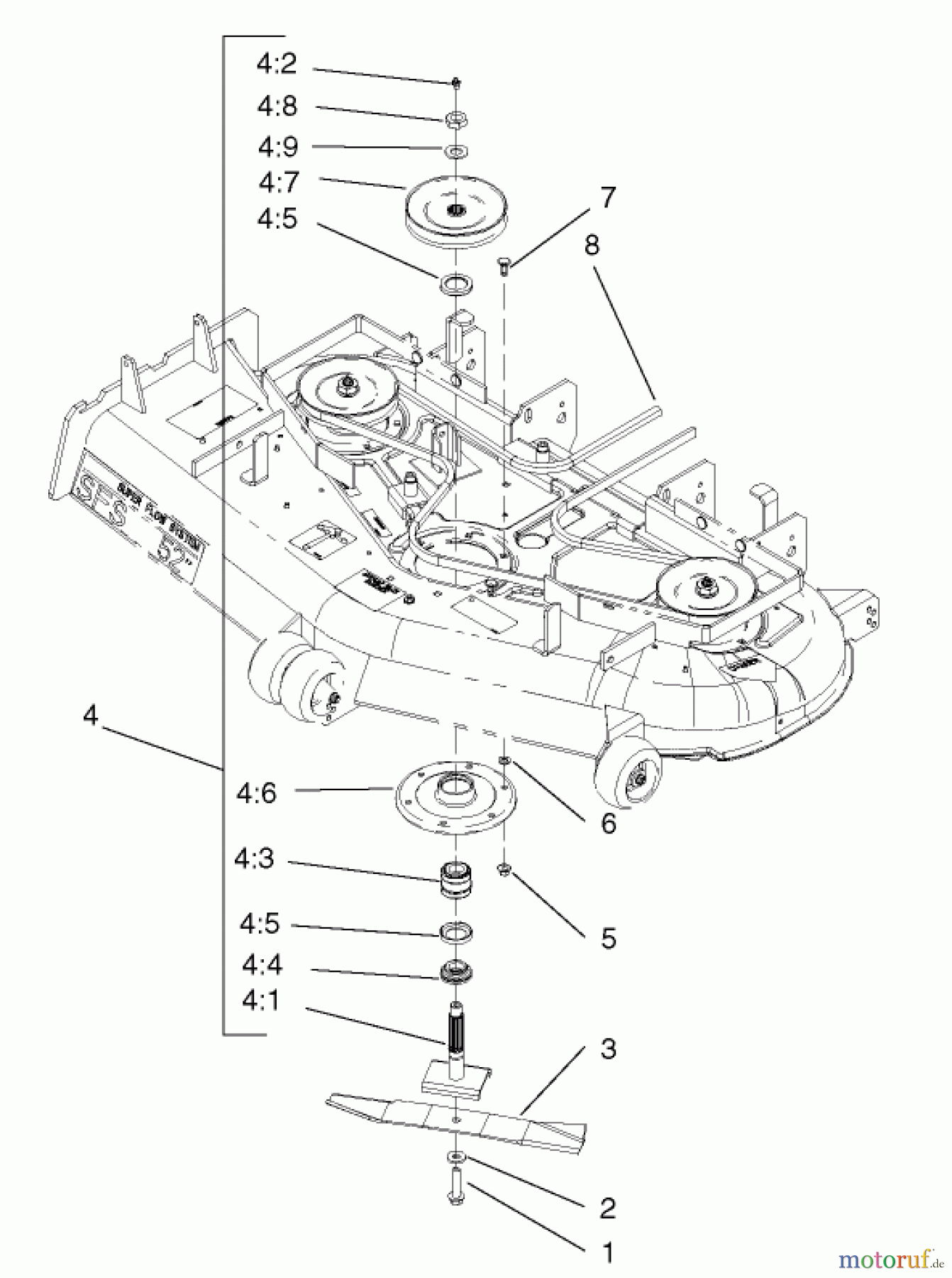  Zerto-Turn Mäher 74198 (Z153) - Toro Z Master Mower, 52