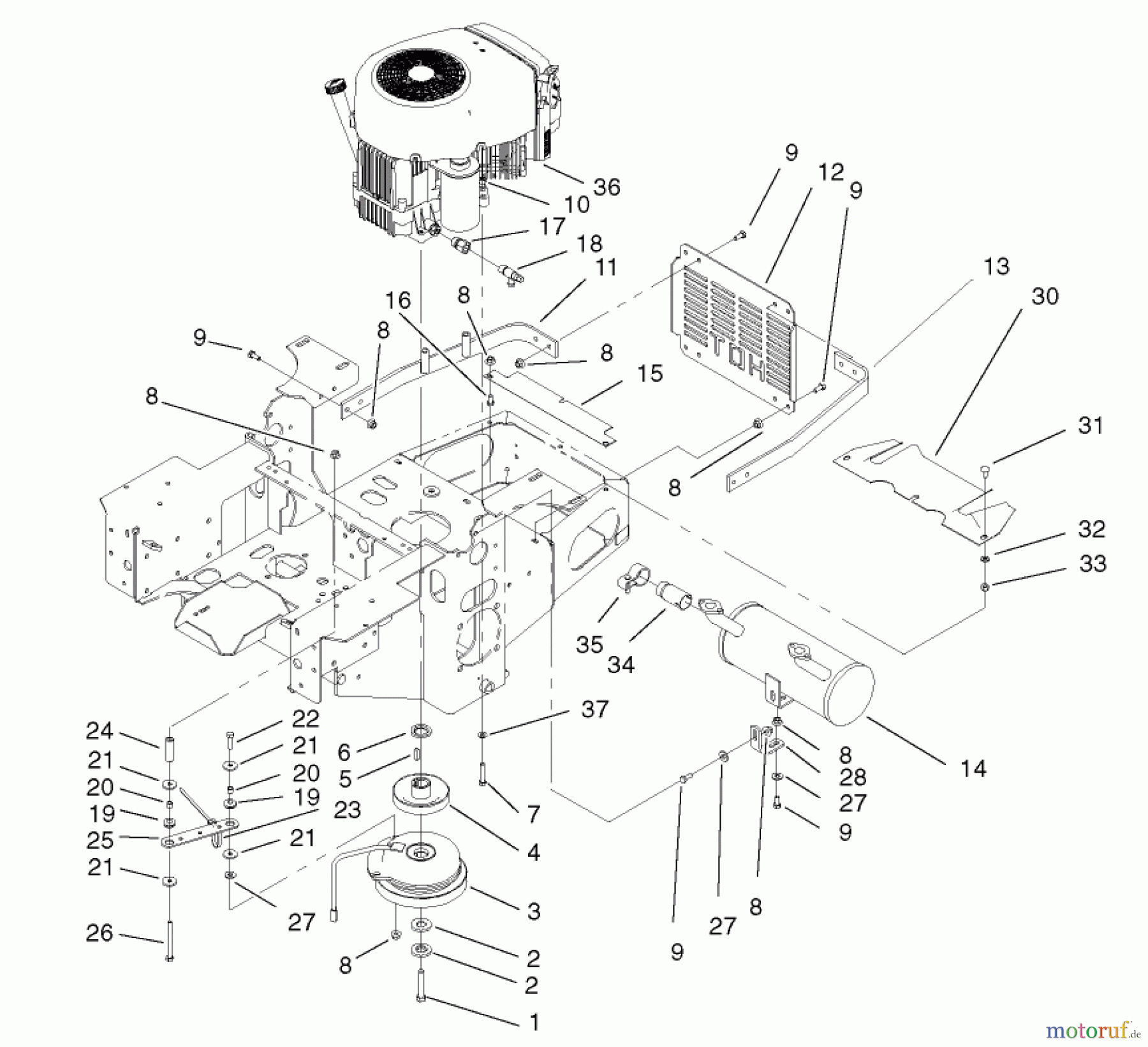  Zerto-Turn Mäher 74198 (Z153) - Toro Z Master Mower, 52