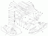 Zerto-Turn Mäher 74198 (Z153) - Toro Z Master Mower, 52" SFS Side Discharge Deck (SN: 220000327 - 220999999) (2002) Spareparts FRONT FRAME ASSEMBLY