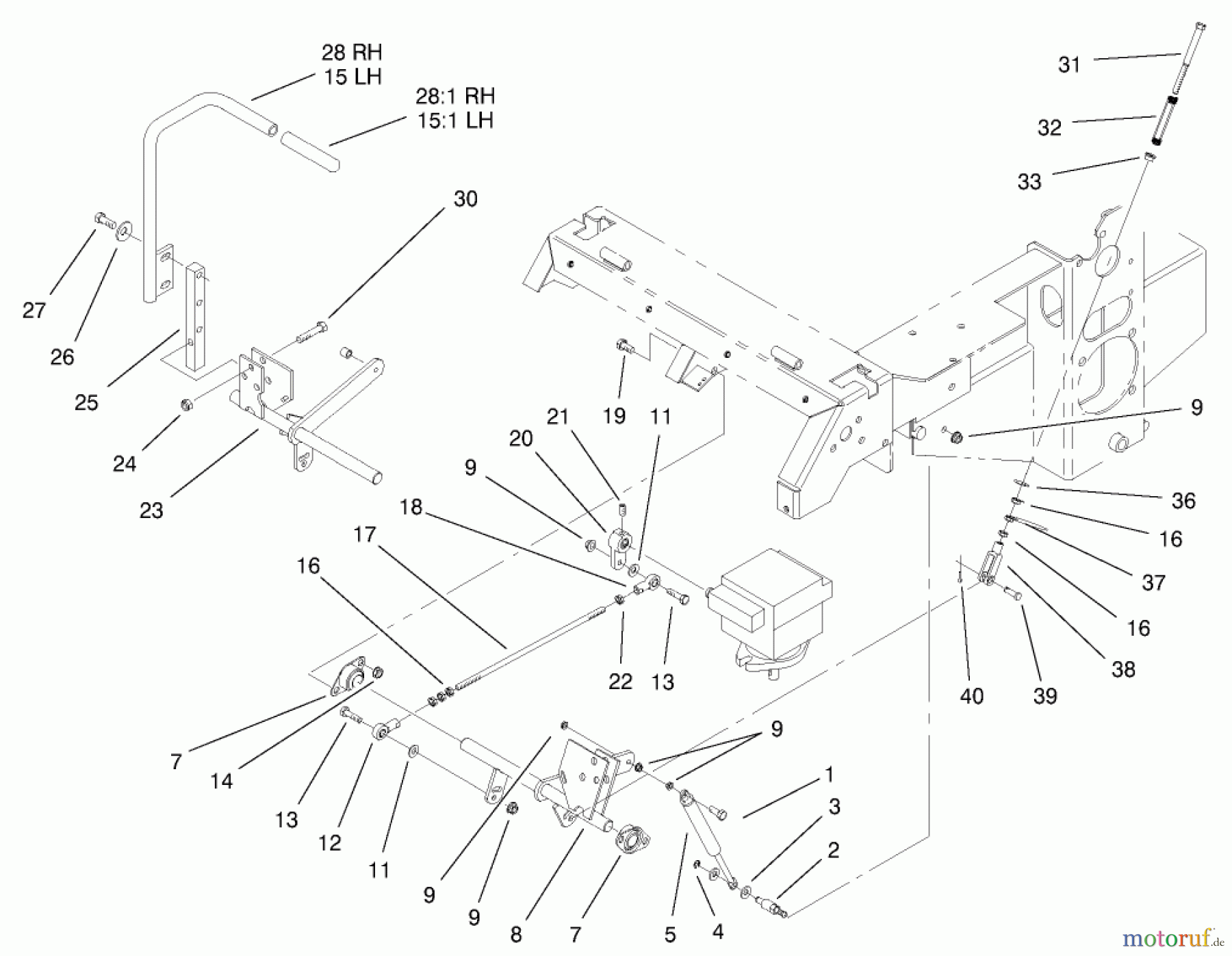  Zerto-Turn Mäher 74198 (Z153) - Toro Z Master Mower, 52