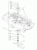 Zerto-Turn Mäher 74198 (Z153) - Toro Z Master Mower, 52" SFS Side Discharge Deck (SN: 230000001 - 230005000) (2003) Spareparts DECK SPINDLE ASSEMBLY