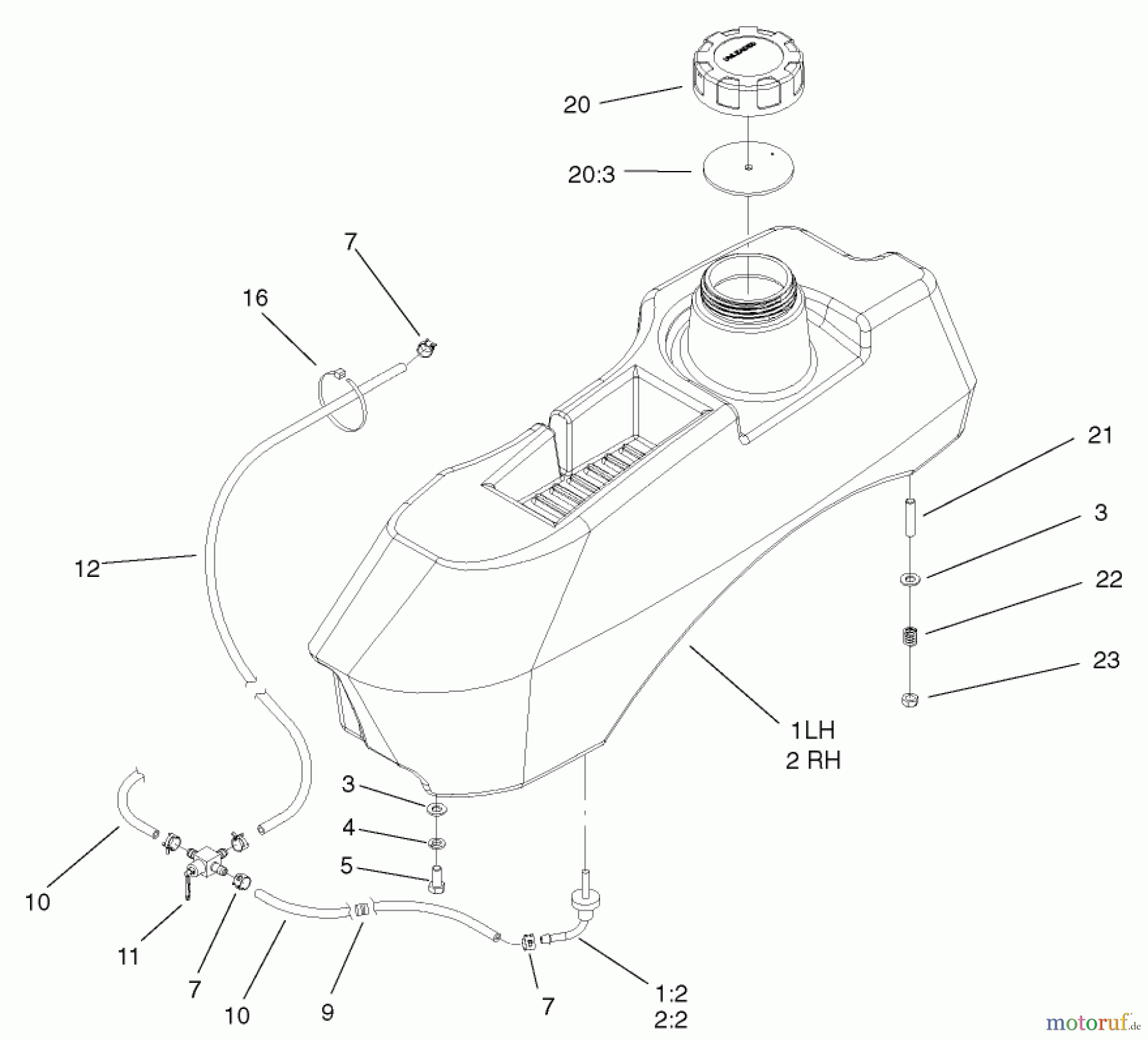  Zerto-Turn Mäher 74198 (Z153) - Toro Z Master Mower, 52