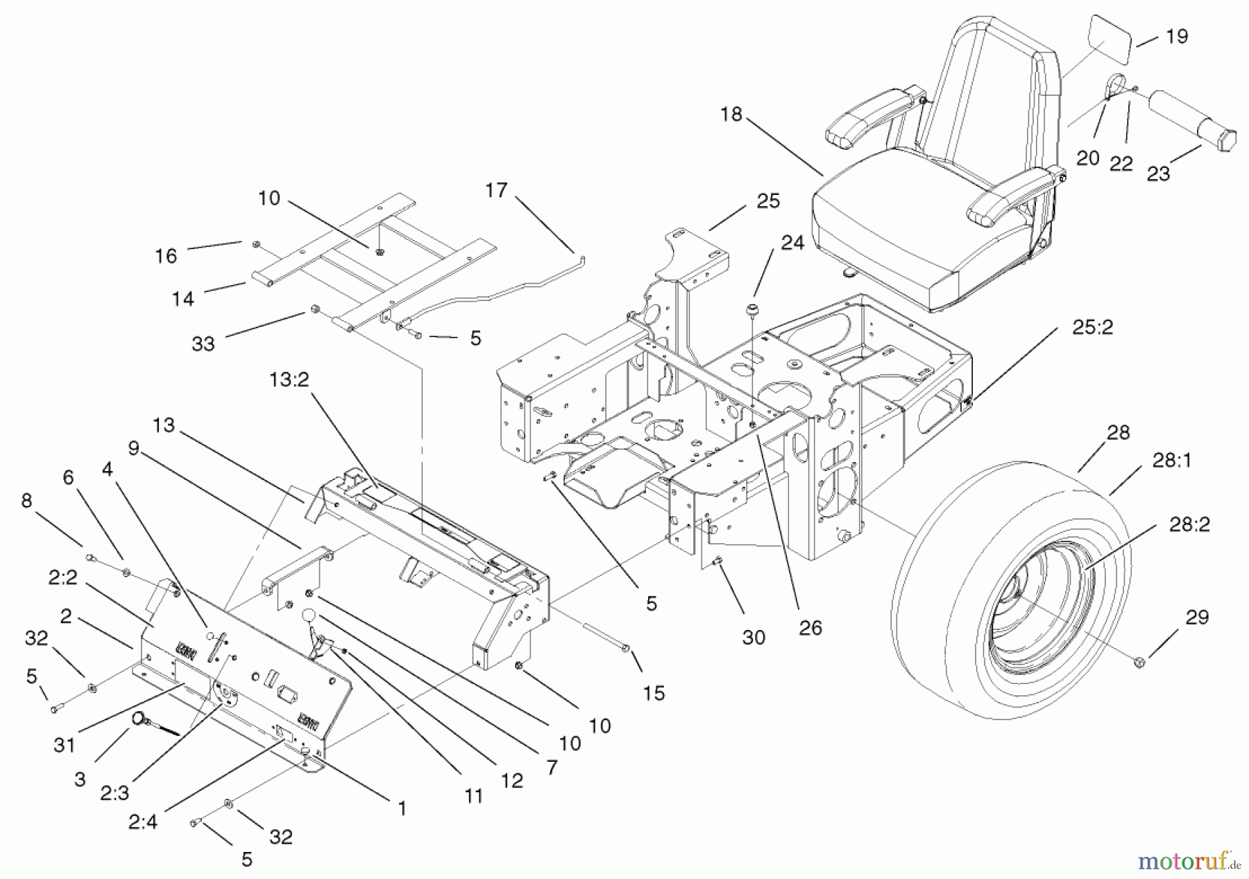  Zerto-Turn Mäher 74198 (Z153) - Toro Z Master Mower, 52