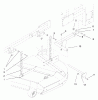 Zerto-Turn Mäher 74200 (Z252) - Toro Z Master Mower (SN: 890001 - 899999) (1998) Spareparts DECK MOUNTING