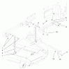 Zerto-Turn Mäher 74201 (Z255) - Toro Z Master Mower (SN: 890001 - 899999) (1998) Spareparts DECK MOUNTING