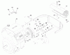 Zerto-Turn Mäher 74201 (Z255) - Toro Z Master Mower (SN: 890001 - 899999) (1998) Spareparts ENGINE, CLUTCH AND MUFFLER SHIELD