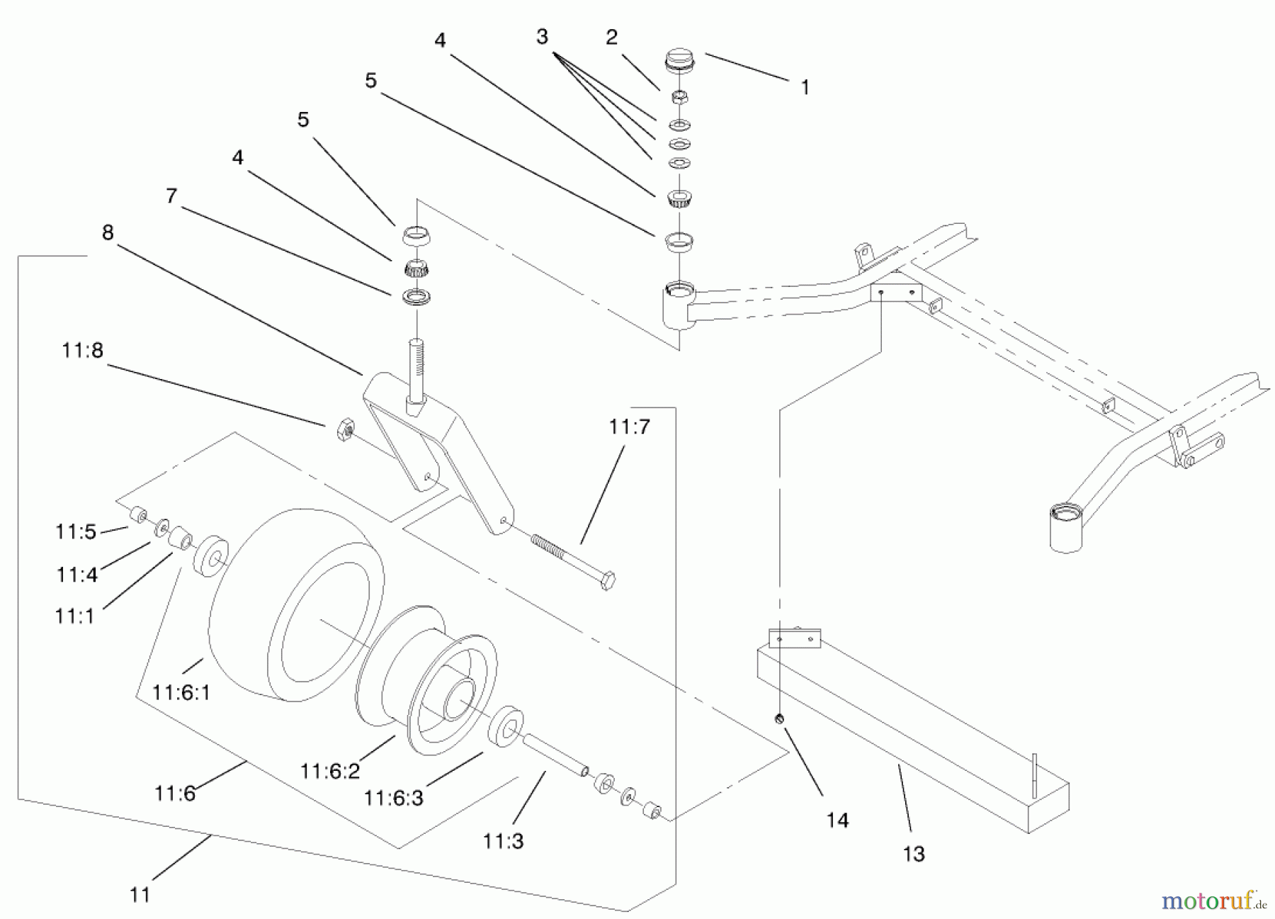  Zerto-Turn Mäher 74202 (Z253) - Toro Z Master Mower, 52