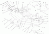 Zerto-Turn Mäher 74202 (Z253) - Toro Z Master Mower, 52" SFS Side Discharge Deck (SN: 994001 - 999999) (1999) Spareparts DECK, DEFLECTOR AND ROLLER ASSEMBLY