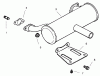 Zerto-Turn Mäher 74202 (Z253) - Toro Z Master Mower, 52" SFS Side Discharge Deck (SN: 994001 - 999999) (1999) Spareparts GROUP 11-EXHAUST (CH22S 76513 KOHLER)