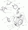 Zerto-Turn Mäher 74202 (Z253) - Toro Z Master Mower, 52" SFS Side Discharge Deck (SN: 994001 - 999999) (1999) Spareparts GROUP 6-BLOWER HOUSING & BAFFLES (CH22S 76513 KOHLER)