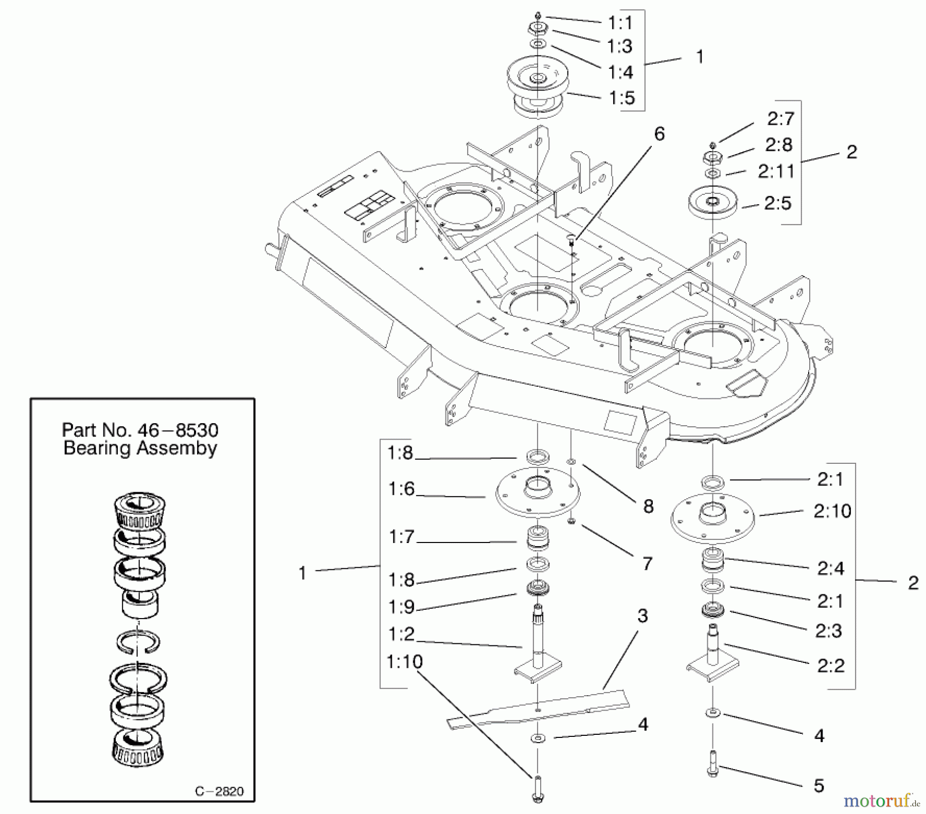  Zerto-Turn Mäher 74202 (Z253) - Toro Z Master Mower, 52