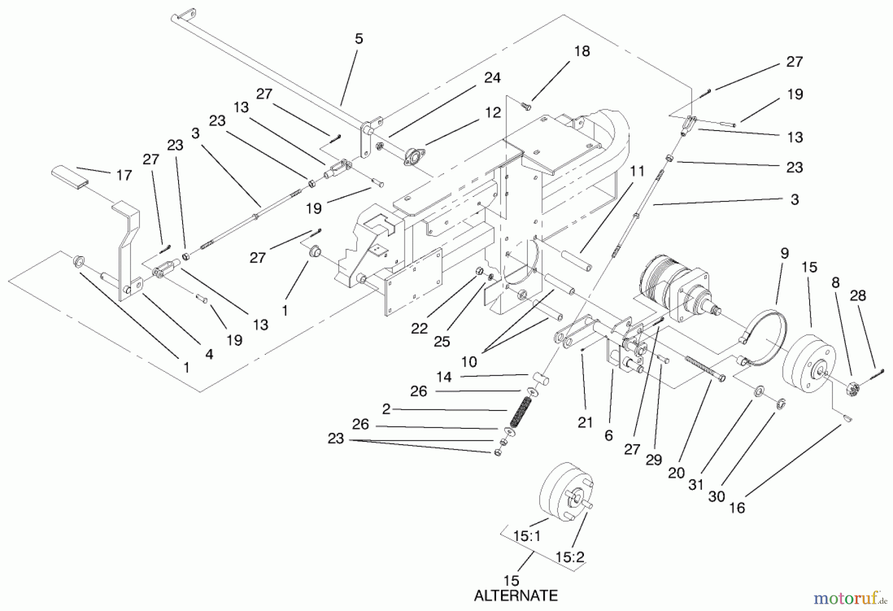  Zerto-Turn Mäher 74203 (Z255) - Toro Z Master Mower, 62