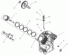 Zerto-Turn Mäher 74203 (Z255) - Toro Z Master Mower, 62" SFS Side Discharge Deck (SN: 992000 - 994000) (1999) Spareparts GROUP 2-CRANKCASE (CH25S 68606 KOHLER)