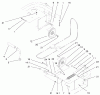 Zerto-Turn Mäher 74203 (Z255) - Toro Z Master Mower, 62" SFS Side Discharge Deck (SN: 992000 - 994000) (1999) Spareparts IDLER ASSEMBLY