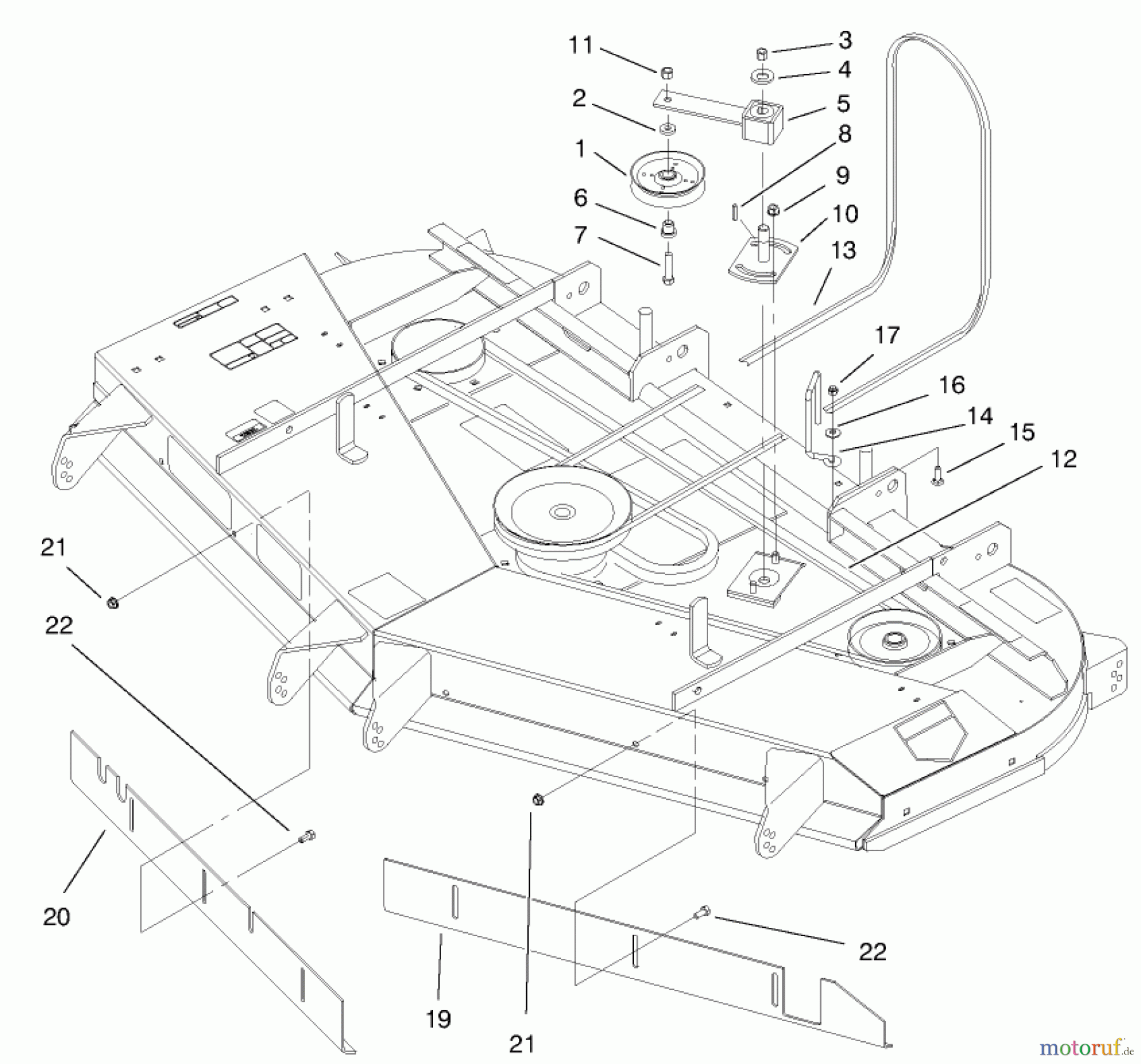  Zerto-Turn Mäher 74203 (Z255) - Toro Z Master Mower, 62