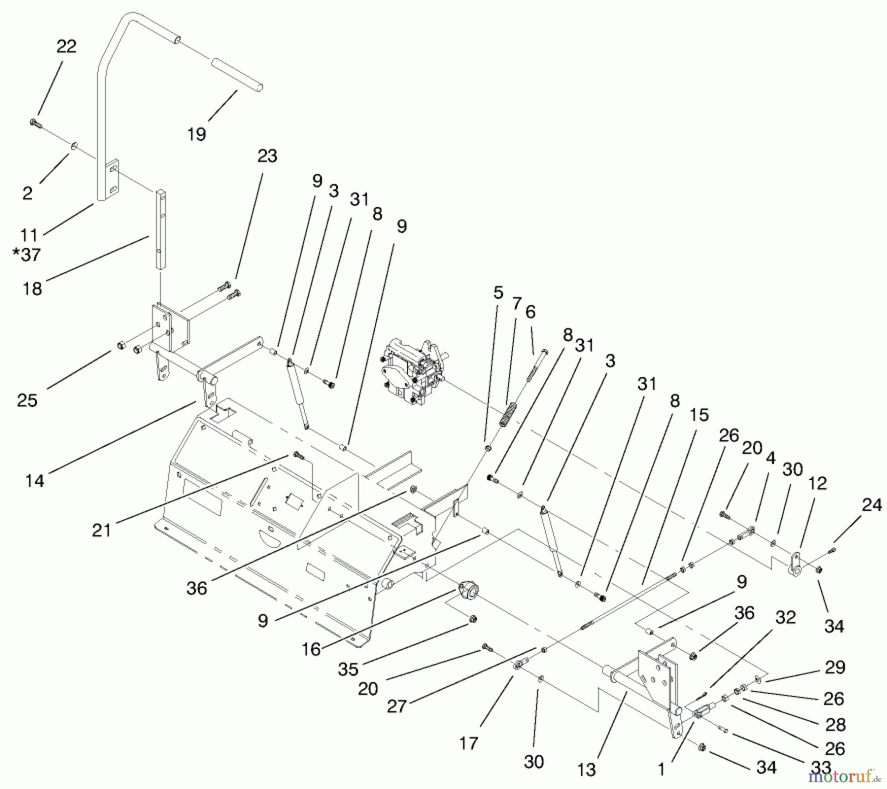  Zerto-Turn Mäher 74203 (Z255) - Toro Z Master Mower, 62