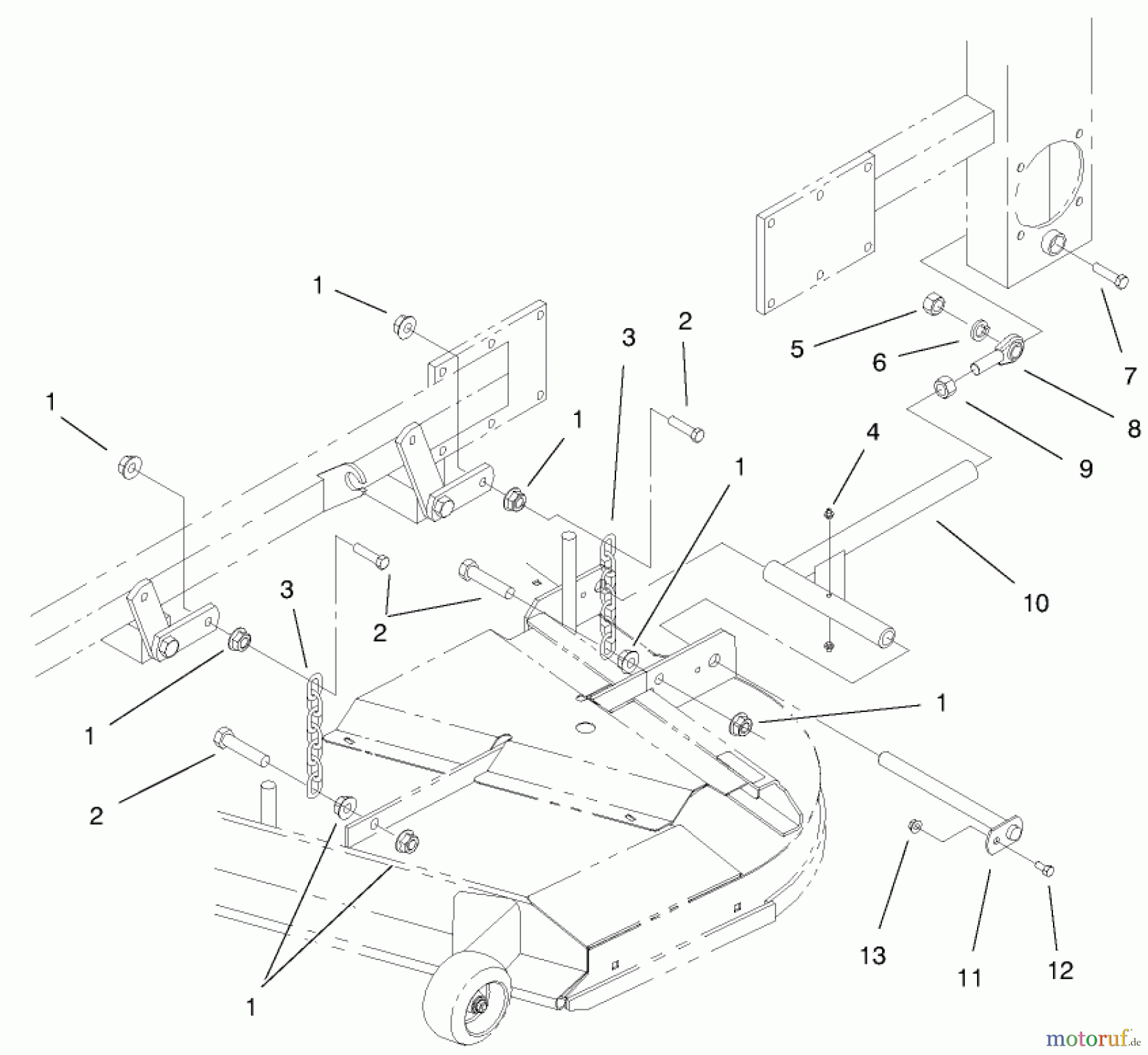  Zerto-Turn Mäher 74203 (Z255) - Toro Z Master Mower, 62