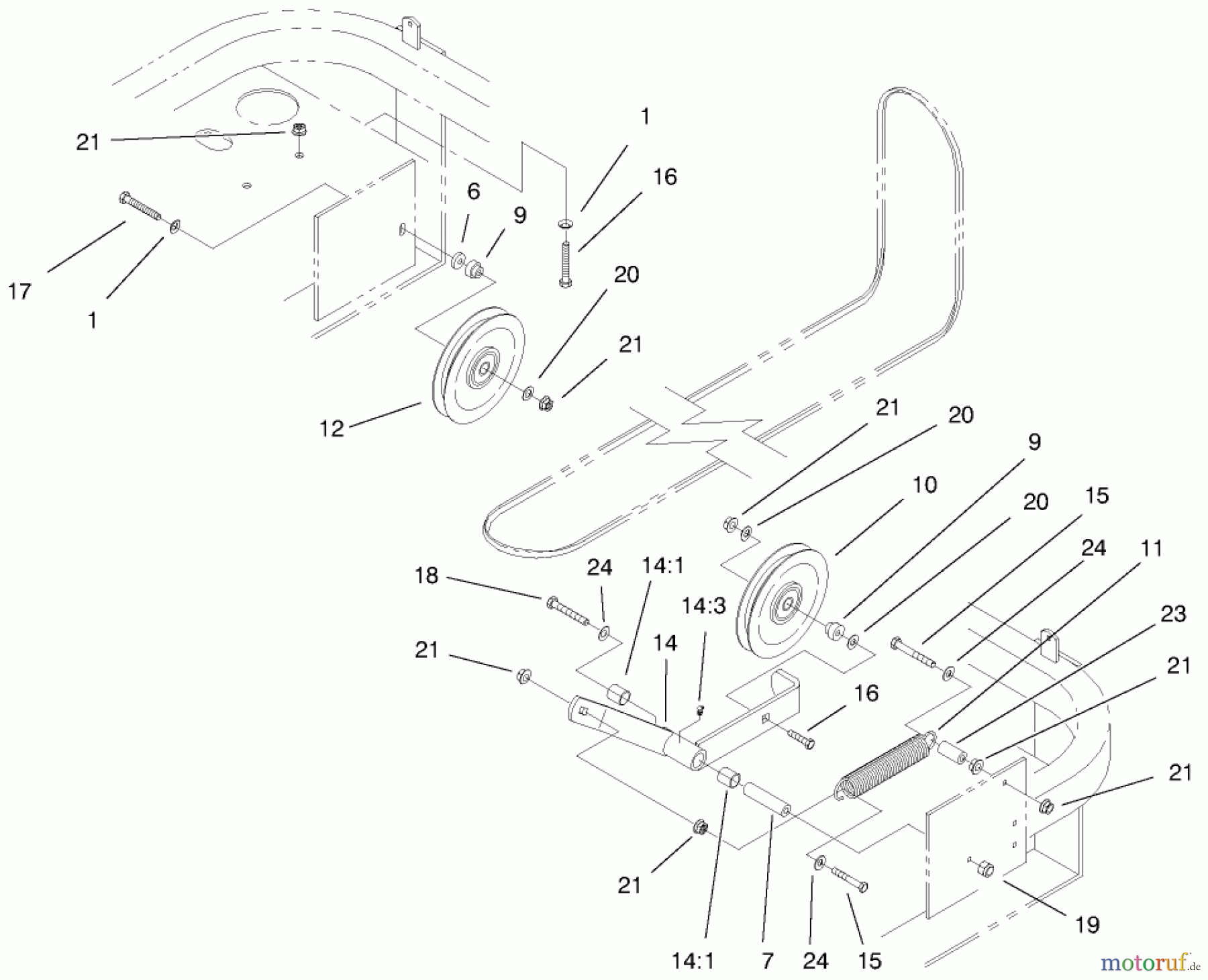  Zerto-Turn Mäher 74203 (Z255) - Toro Z Master Mower, 62