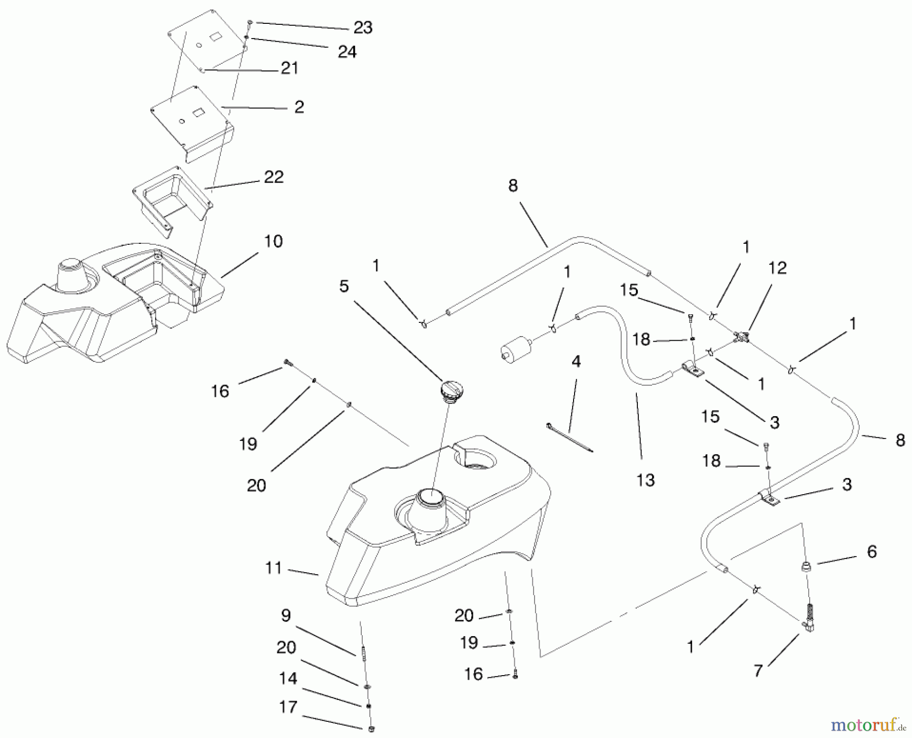  Zerto-Turn Mäher 74203 (Z255) - Toro Z Master Mower, 62