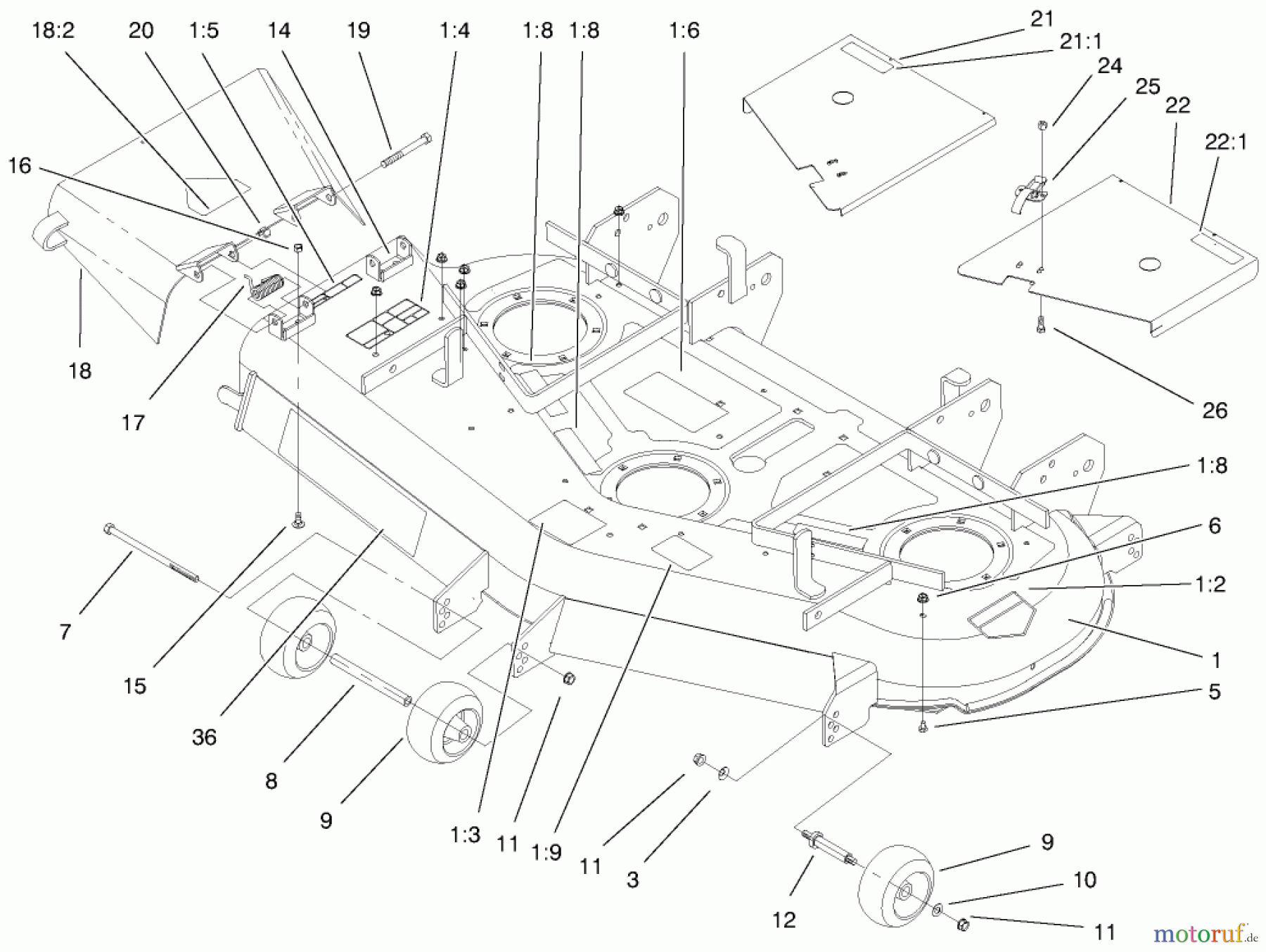  Zerto-Turn Mäher 74204 (Z255) - Toro Z Master Mower, 52