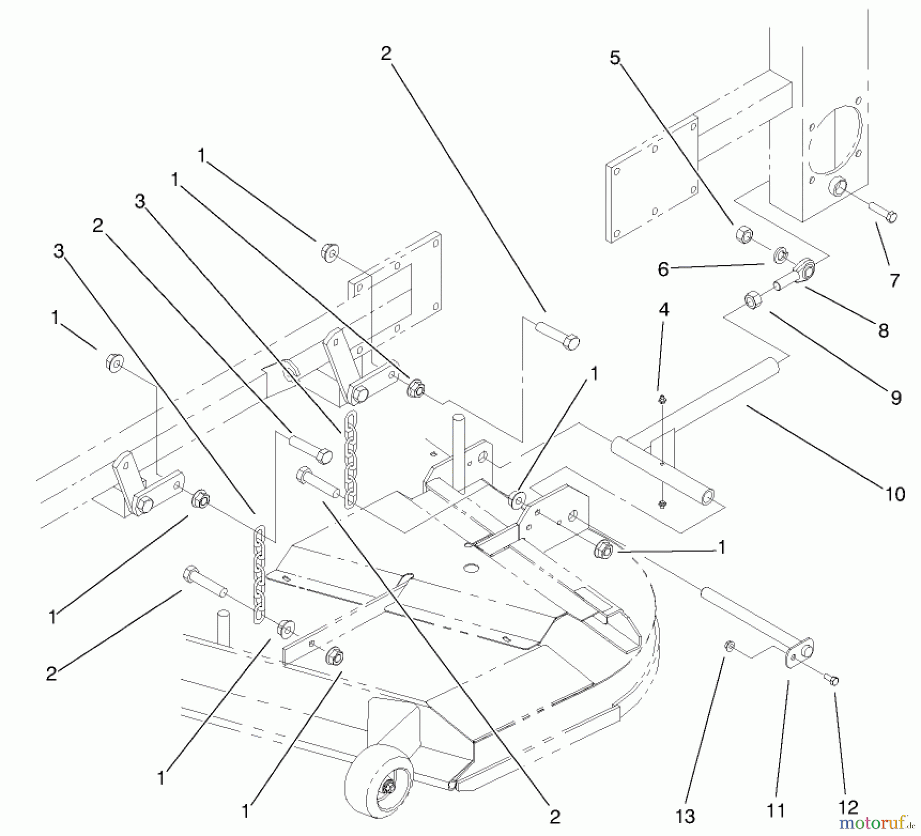  Zerto-Turn Mäher 74204 (Z255) - Toro Z Master Mower, 52