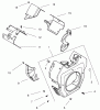 Zerto-Turn Mäher 74204 (Z255) - Toro Z Master Mower, 52" SFS Side Discharge Deck (SN: 200000001 - 200999999) (2000) Spareparts GROUP 6-BLOWER HOUSING & BAFFLES (CH25S 68606 KOHLER)