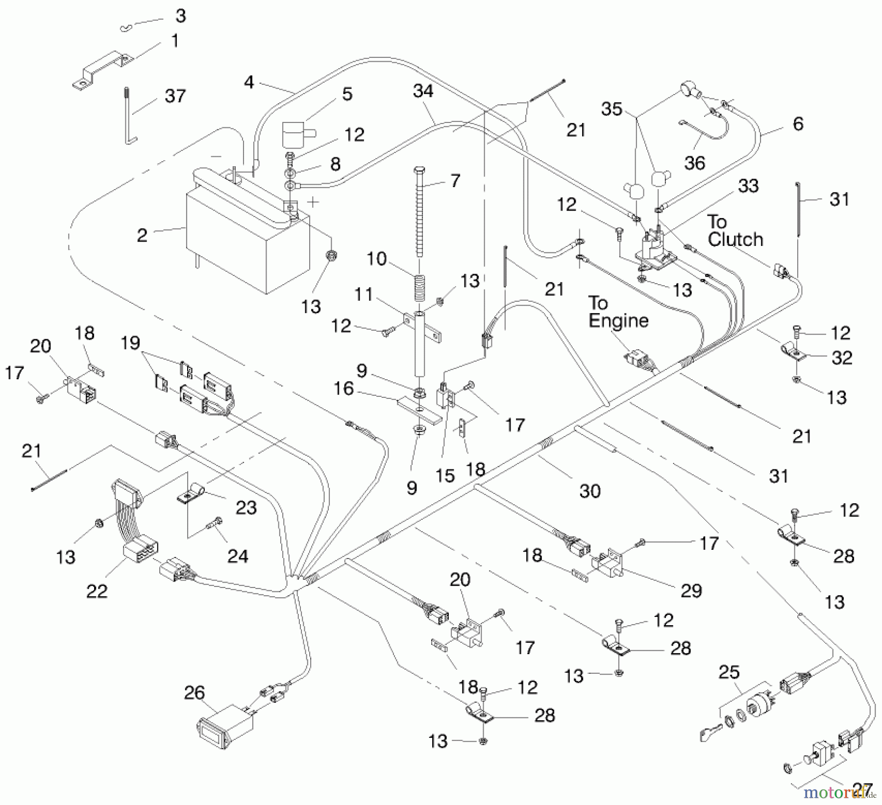  Zerto-Turn Mäher 74204 (Z255) - Toro Z Master Mower, 52