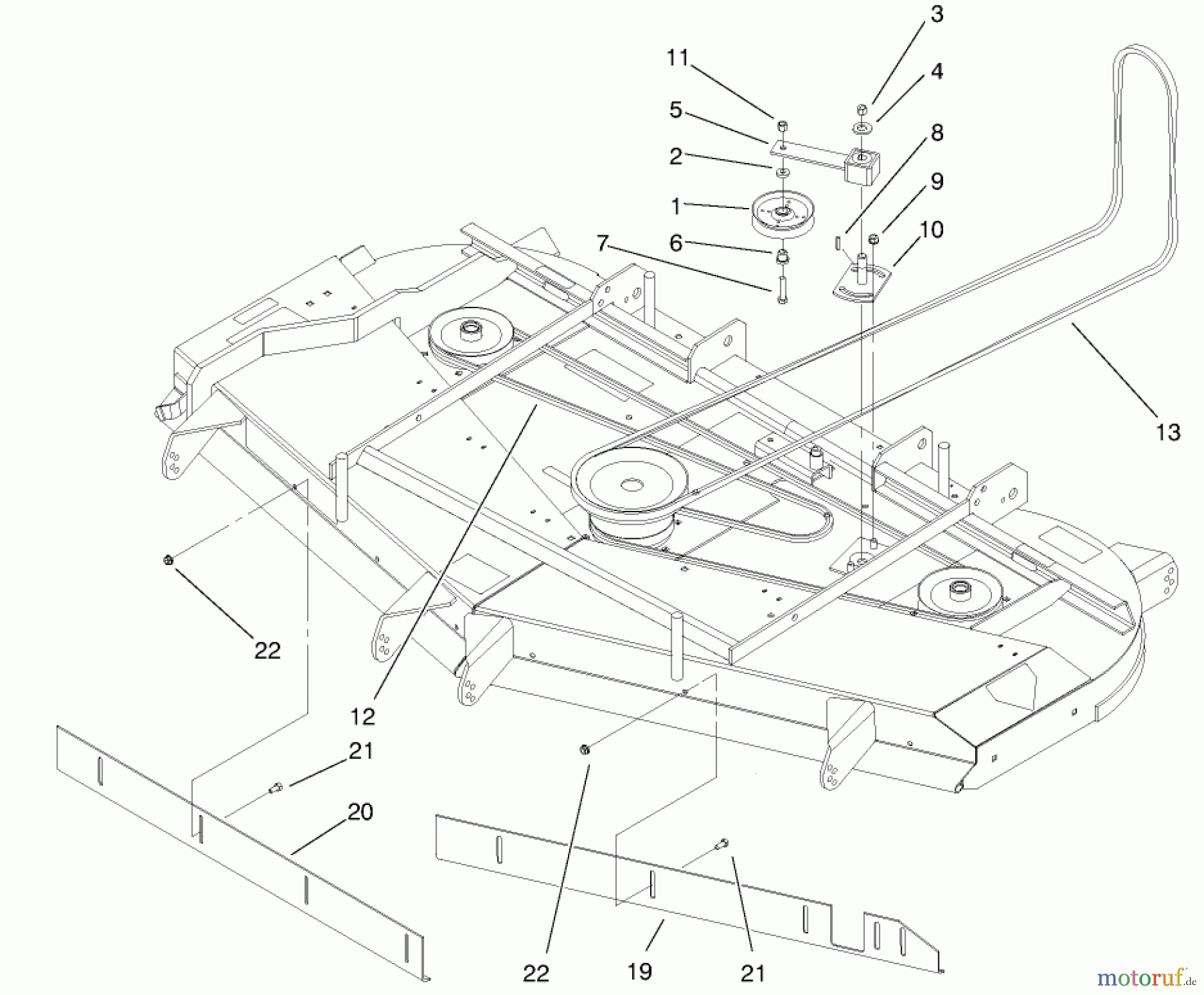  Zerto-Turn Mäher 74205 (Z255) - Toro Z Master Mower, 72