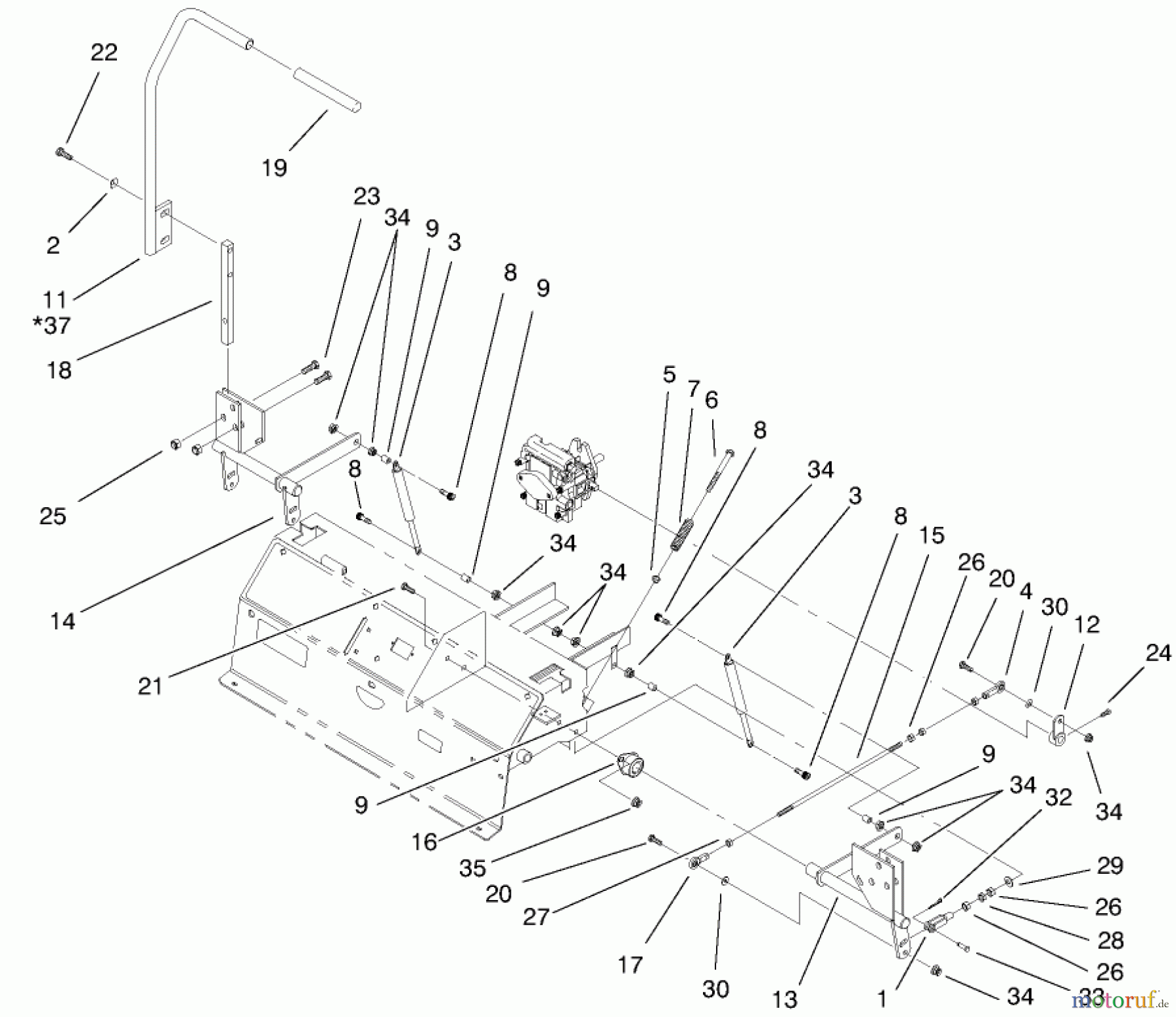  Zerto-Turn Mäher 74205 (Z255) - Toro Z Master Mower, 72