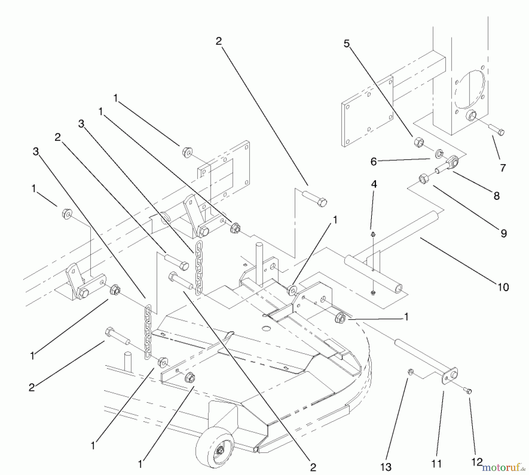  Zerto-Turn Mäher 74205 (Z255) - Toro Z Master Mower, 72