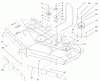 Zerto-Turn Mäher 74209 (Z253) - Toro Z Master Mower, 62" SFS Side Discharge Deck (SN: 200001000 - 200999999) (2000) Spareparts BELTS AND IDLER ARM ASSEMBLY